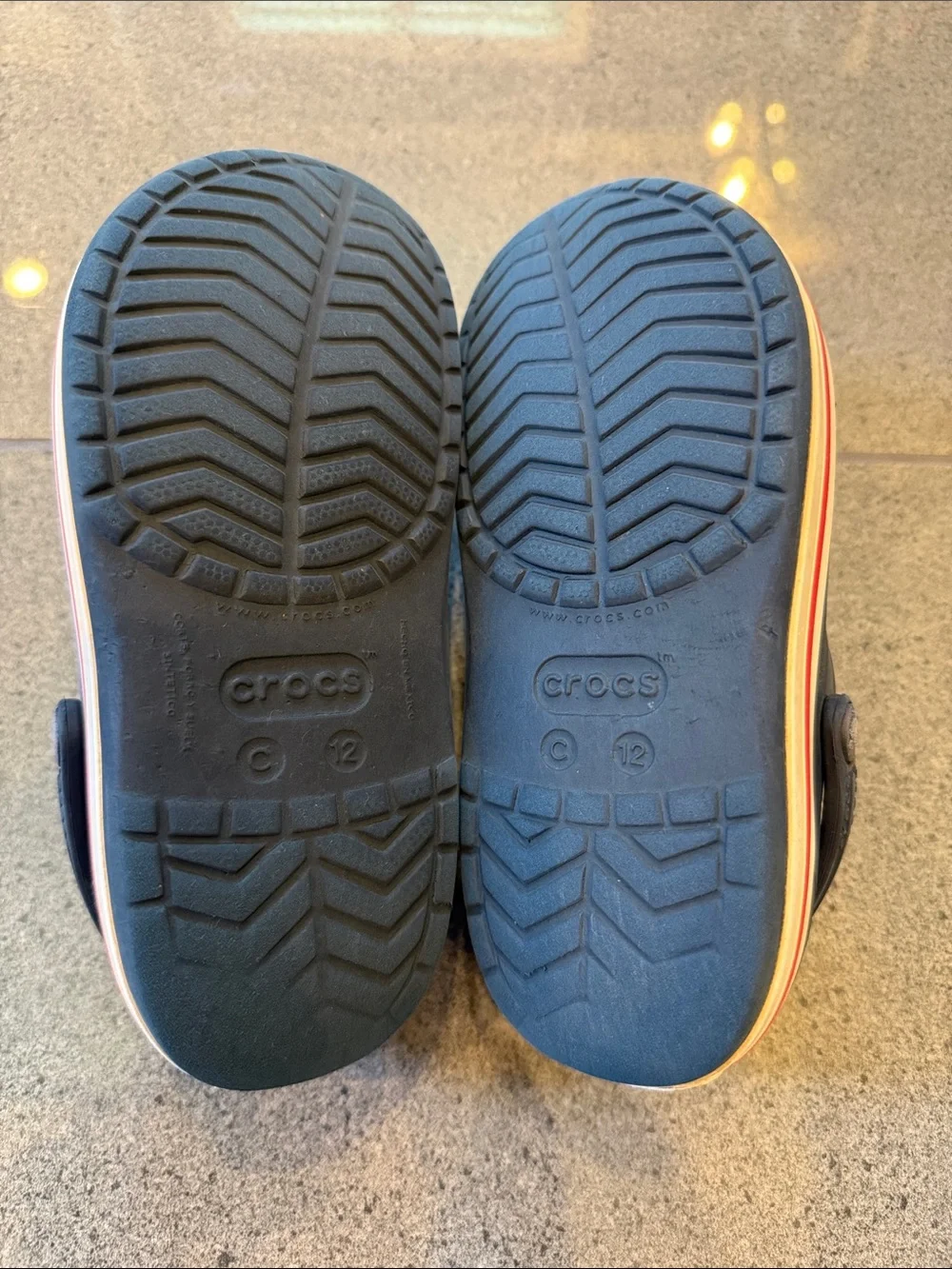 Kids Navy Croc withCharms